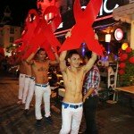 World Aids Day celebrations in Patong Beach, Phuket, Thailand